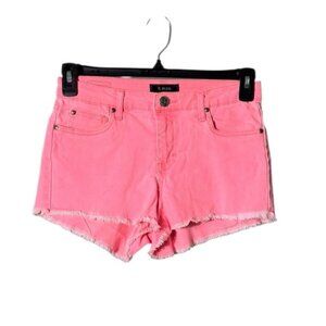 Vintsge Y2K Womens Jean Micro Shorts Size 5 Festival Beachy‎ Neon